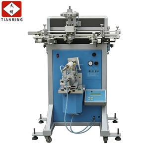 300FR Manual New Flat Round Screen Printing Machine for <b>Label</b> Printing Multi-Color UV Curing System - Product Image 2
