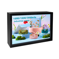 32 43 49 55 65 Inch Perangkat Lunak CMS Gratis Layar 4k 1.8mm Animasi Ip65 2500 Kecerahan Tahan Air Lcd TV Iklan Luar Ruangan