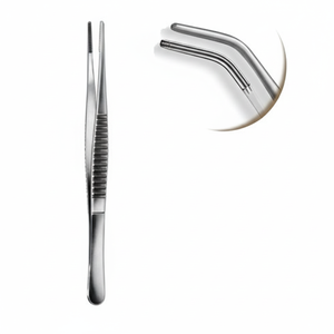 Pince à pansements Adson en acier inoxydable 1x2 pince à tissu dentaire pince à épiler à dents brunes chirurgie générale utilisation de haute qualité - Product Image 1