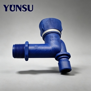 Válvula de Agua Cuadrada Pequeña Azul Guisu, Duradera y Ecológica, con Núcleo de Cerámica, Conexión de Tubería, Válvula de Control de Agua de Plástico - Product Image 3