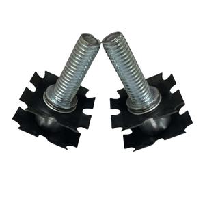 Clip à ressort à trois couches en forme de fleur de prunier, sans soudure, avec vis et écrou M8*6/15/20/25/30/35, tige de vis longue - Product Image 2