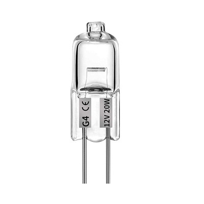 Halogen Lamp 2 Pin Light Bulb G4 12V 6W 10W 20W 35W Halogen Capsule Light Bulb Replace Bulbs Lamps Halogen Microscope Bulb