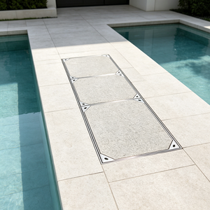 Tapas de alcantarilla invisibles de acero inoxidable 304 316 galvanizado en caliente, personalizadas de fábrica, <span class=keywords><strong>70x70</strong></span> - Product Image 3