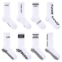 Chaussettes de sport respirantes en coton peigné, anti-humidité, pour la course à pied et la gym