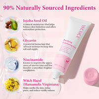 YECUCE Gel Purifiant Exfoliant Personnalisé avec Logo – Fabricant de Soins de la Peau – Minimiseur de Cellules Mortes – Nettoyage Profond Corps et Visage