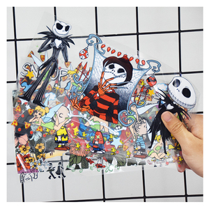 Listo para enviar personalizado al por mayor Logo etiqueta adhesiva hoja de vidrio Navidad Uv Dtf Cup Wrap transferencias 16Oz para tazas - Product Image 5