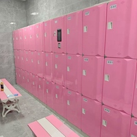 Casier intelligent pour supermarché avec code-barres, casier de rangement intelligent pour bagages en plastique ABS