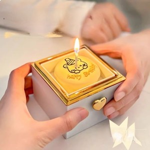 Caja de Joyería con Diseño de Oso, Regalo Sorpresa para Navidad o <span class=keywords><strong>San</strong></span> Valentín, Caja Giratoria Mágica con Anillo de Joyería Oculto en Forma de Pastel - Product Image 1