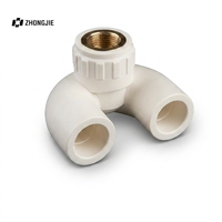 Raccord en laiton à filetage femelle OEM/ODM en forme de U pour tuyau PPR, 20mm-25mm, PN25, pour compteur d'eau et chauffe-eau solaire