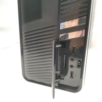 Microfuente de alimentación con lector de tarjetas, Ultra delgada, caja de pc de escritorio para oficina y escritorio, ATX