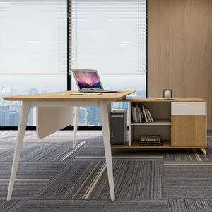 Scrivania da Ufficio Moderna Convertibile ed Estensibile in Legno per 4 Persone - Product Image 4