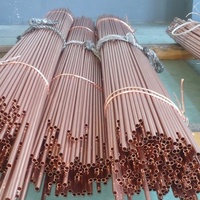 Barre en cuivre massif ronde, cuivre non allié C1100, pour usage en construction, tige de soudage avec services de cintrage et de découpe, marque ZT