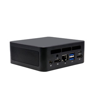 AMD Ryzen Mini PC avec R5 5500U/R7 <span class=keywords><strong>5700U</strong></span> Dual HD 2.0 64GB DDR4 Dual M.2 SSD Smart Silent Fan pour HTPC Available AU/US/EU Plugs - Product Image 1