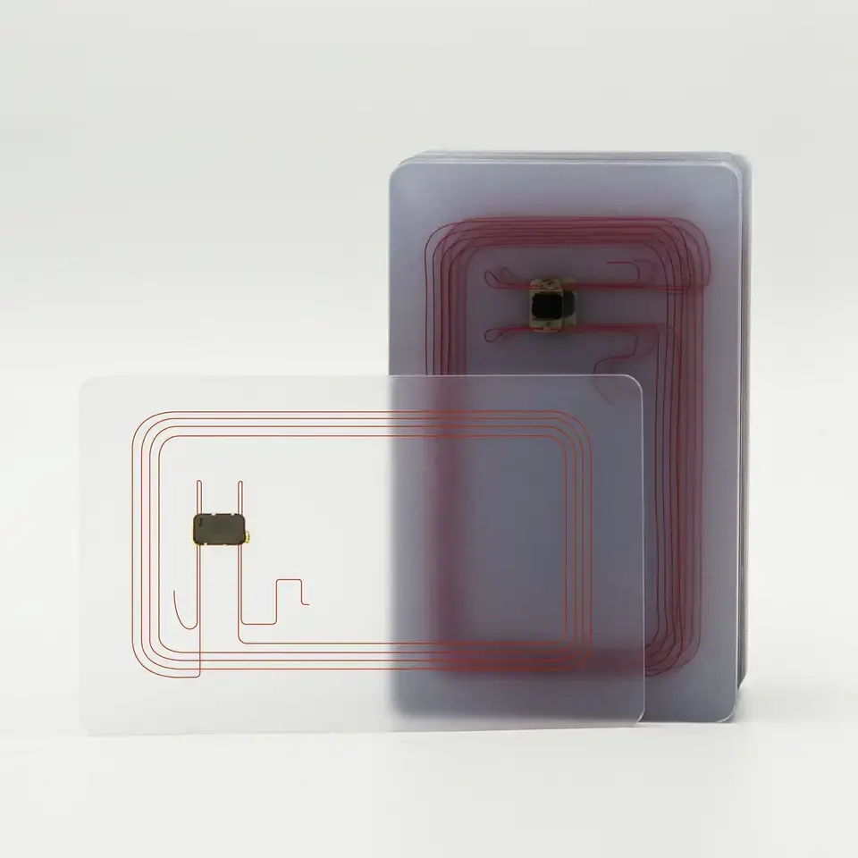 Programmable 144 byte NFC Business NFC Chip Transparent Clear Card