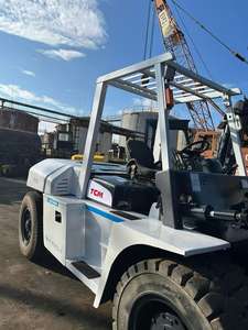 Chariot élévateur diesel d'occasion de marque japonaise originale TOYOTA/TCM/MITSUBISHI/KOMATSU FD100 10T à Shanghai - Product Image 4