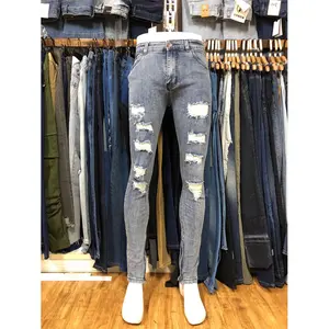 Voorraad Veel Groothandel Jeans Gebruikt Denim Voorraad Groot Formaat Jeans Mannen Hoge Kwaliteit Broek Grote Hoeveelheid Apparel Stock Groothandel