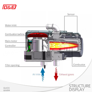 Calentador de Agua para Camiones Diésel CNDE Nuevo de Alta Calidad de 5KW 12V/24V con 1 Año de Garantía y Repuestos - Product Image 4