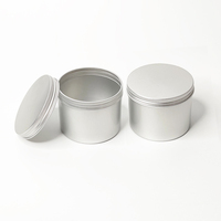 Pot en aluminium 60g 100g Récipient cosmétique en étain Cire pour cheveux Récipients cosmétiques Boîte d'emballage de thé 50ml 100ml 150ml 200ml 250ml