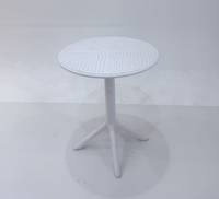 Table de repas extérieure portable moderne en plastique, légère, imperméable et empilable, idéale pour la maison, les restaurants et les hôpitaux – Nouveauté 2026, Vente Flash