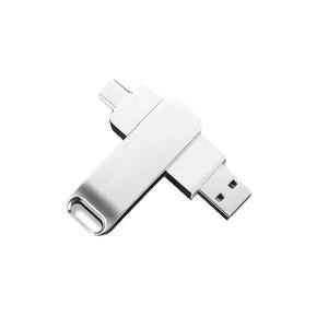 Clé USB rotative en métal 2 To, double usage USB 2.0/3.0/Type-C, qualité sonore sans perte 64 Go pour voiture - Product Image 5