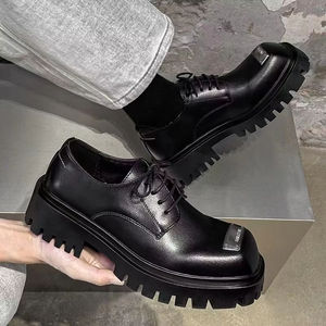 Men's Breathable Cow <b>Leather</b> <b>Oxford</b> <b>Shoes</b> - Formal Business Dress <b>Shoes</b>, Lightweight & Handstitched Details for <b>Work</b> - Product Image 3