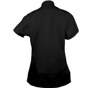 Uniforme de chef <span class=keywords><strong>professionnel</strong></span> Vestes de chef à manches courtes pour femmes avec maille ventilée - Product Image 3