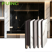 Panneau mural et plaque en fibre de charbon de bambou à installation facile, placage bois, cristal de carbone pour chambre, hôtel, salle de sport, appartement