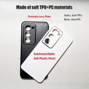 Nueva llegada a prueba de golpes impresión completa negro en blanco sublimación 2d fundas de teléfono para <span class=keywords><strong>Redmi</strong></span> 15 5G - Product Image 2
