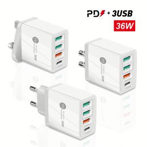 ที่ชาร์จไร้สายแบบเร็ว 36W PD 100V-240V 50-60HZ สำหรับแล็ปท็อป สายชาร์จแบบ Type-C to Type-C ป้องกันไฟไหม้ สำหรับพีซีและโทรศัพท์มือถือ - Product Image 4