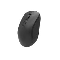 Mouse optik nirkabel ergonomis 4D 2.4Ghz, stok USB disesuaikan untuk Laptop/PC/komputer untuk kantor/Bisnis