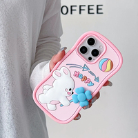 Coque de téléphone portable antichoc en silicone véritable avec motif moulin à vent sportif et mignon pour iPhone 15/14/13/12/11 Pro Max