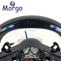 Accessoires de voitures pour Audi R8 A4 A5 A6 A7 RS3 RS6 RS7 C7 C8 B9 B9.5 S3 SQ5 Q3 Q7 Q8 Volant de direction en fibre de carbone mat personnalisé