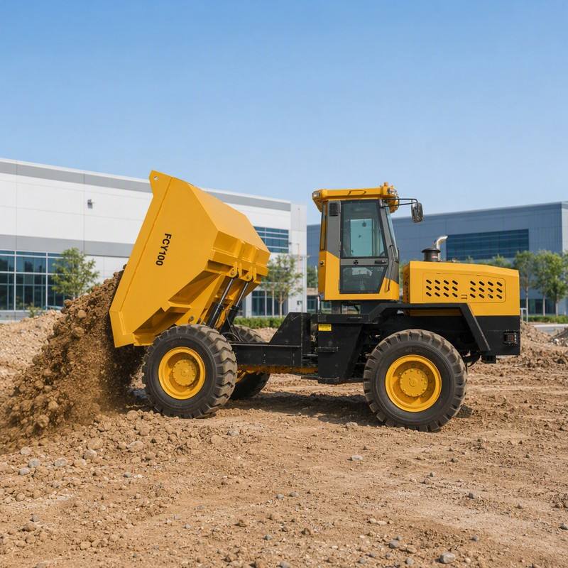 10 Ton Articulated Off Road Dumper Steel Tipper Body Factory Direct ...