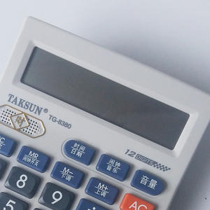Calculadora de Escritorio Taksun TG-8380 de 12 Dígitos con Doble Fuente de Alimentación para Oficina con Función de Voz - Product Image 5