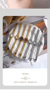 Nouvelle montre pour femme en bambou floral 2025, étanche, quartz, tendance - Product Image 2