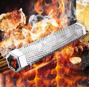Tubo Ahumador en Frío de Acero Inoxidable para Prosciutto <span class=keywords><strong>Serrano</strong></span> BBQ, para Charcutería, Kielbasa, Andouille, Boudin - Product Image 1
