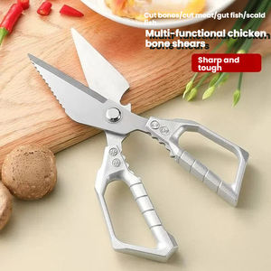 Ciseaux de cuisine multifonctionnels épaissis pour la maison, ciseaux robustes pour couper les os de poulet, ciseaux à tête large spécialisés pour couper les os - Product Image 3