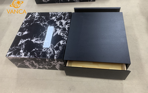 Sang trọng đá bảng Đá Cẩm Thạch Bàn cà phê thiết lập phòng khách hiện đại trung tâm bảng với ngăn kéo trang trí nội thất - Product Image 2