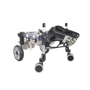 <span class=keywords><strong>4</strong></span> पहिया समायोज्य कुत्ते गाड़ी/व्हीलचेयर के लिए पीछे पैरों के साथ पालतू/कुत्ते व्हीलचेयर - Product Image 1