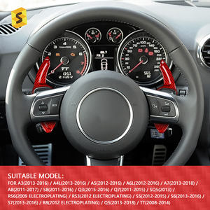 ES garniture intérieure de voiture, accessoires intérieur de voiture, palette de volant, levier de vitesse pour Leon <span class=keywords><strong>Cupra</strong></span> MK3, accessoires de voiture en carbone - Product Image 3