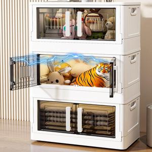 Armario plegable <span class=keywords><strong>para</strong></span> niños, armario multicapa, ropa de bebé, cajón de almacenamiento de plástico de 3 niveles <span class=keywords><strong>para</strong></span> niños - Product Image 5