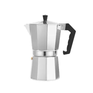 Aluminum 1 2 3 6 9 12 Cups Of Espresso Coffee Maker Moka Pot