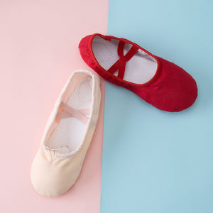 2024 maille plat ballet chaussures toile semelle souple <span class=keywords><strong>danse</strong></span> Ballet point chaussures ballerine chaussures femmes ballet pantoufle pour les filles - Product Image 1