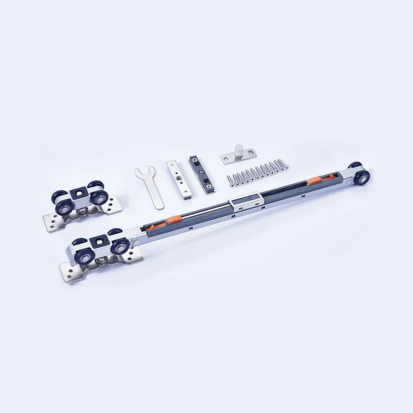TMS7B Easy Assembly Sliding door hardware sliding door roller hanging pulley with buffer