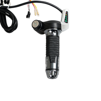 Manubrio elettrico con impugnatura a farfalla elettrica EBike per Scooter 24V 36V 48V