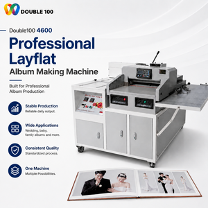 Nuova Macchina Semi-Automatica per la Creazione e Rilegatura di Fotolibri per Album di Matrimonio, Alta Velocità 200 <span class=keywords><strong>Libri</strong></span>/Giorno, Garanzia di 3 Anni - Product Image 1