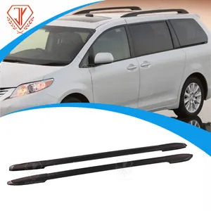 JY Brand Aluminum Alloy Roof Rack Luggage Rack Side Rails Roof Rails For Sienna Roof Rack Body Kit Accessories 2022+