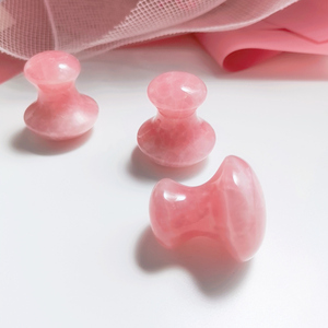 2020 <strong>Amazon</strong> hot sale 100% natural <strong>Rose</strong> <strong>Quartz</strong> mushroom <strong>Gua</strong> <strong>Sha</strong> mushroom Guasha stone for Body Anti-Wrinkle - Product Image 6