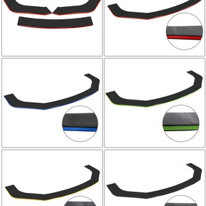 Piezas Universales para Automóviles, Alerón Delantero Común, Kit de Carrocería ABS, Protector de Parachoques Delantero, Modelo Deportivo - Product Image 6