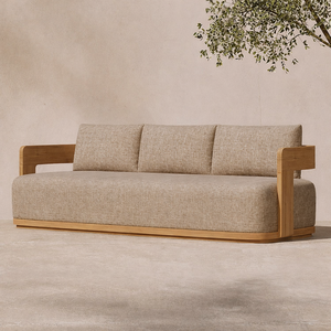 Ensemble <span class=keywords><strong>de</strong></span> meubles <span class=keywords><strong>de</strong></span> <span class=keywords><strong>jardin</strong></span> <span class=keywords><strong>en</strong></span> teck <span class=keywords><strong>de</strong></span> luxe pour hôtel, canapé d'extérieur moderne pour resort - Product Image 2
